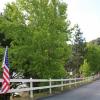 Driveway to McAlpine Lake.